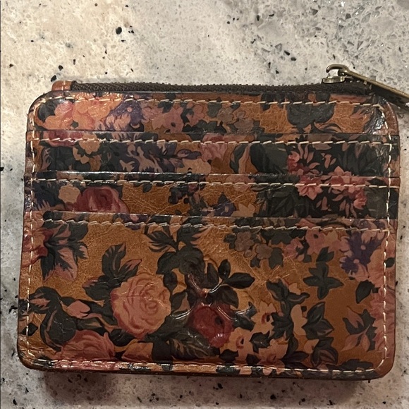 Patricia Nash Brown Leather Card Holder - Picture 3 of 4